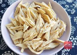 西芹炒腐竹的做法图解4