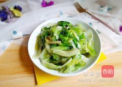 猪油炒蒜泥生菜的做法图解12