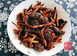 柳树蘑菇烧鸡肉(加板粟版)的做法图解4