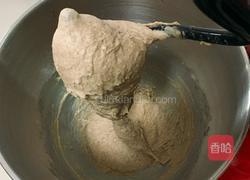 芝麻核桃黑麦包的做法图解6