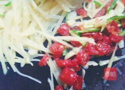 香肠炒土豆丝的做法图解5