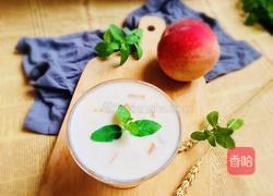 蜜桃奶昔的做法图解6