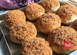 海苔芝麻肉松全麦包的做法图解31