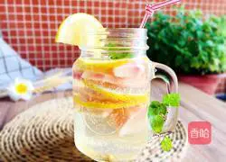 Illustration of how to make peach soda 6