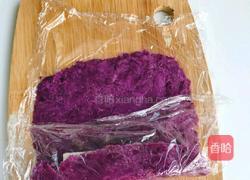 火龙果紫薯卷的做法图解5