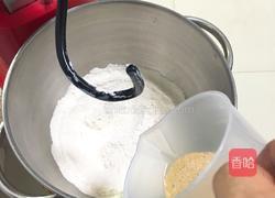 黑麦芝麻核桃吐司的做法图解3