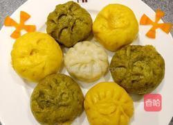 素馅彩皮包子的做法图解14