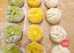 素馅彩皮包子的做法图解11