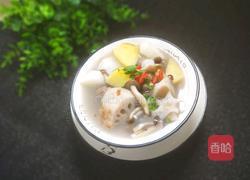 蟹味菇杂蔬汤的做法图解1