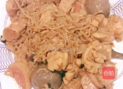 丸子炒泡面的做法图解9