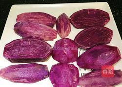 紫薯芝士仙豆糕的做法图解2