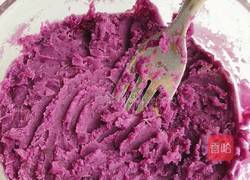紫薯芝士仙豆糕的做法图解4