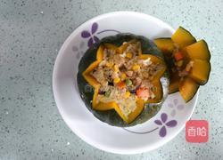 海鲜炒饭南瓜盅的做法图解6