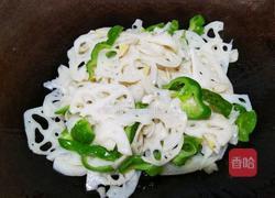 青椒炒藕片的做法图解14