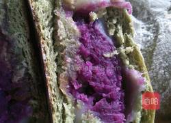 抹茶味麻薯紫薯欧包的做法图解11