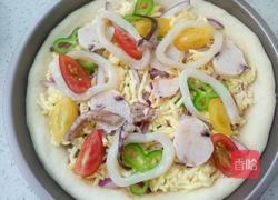 九寸海鲜披萨 的做法图解12