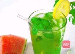 薄荷柠檬青汁冰饮的做法图解6
