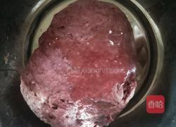 紫米芋头欧包的做法图解3