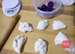 紫薯花式甜面包的做法图解8