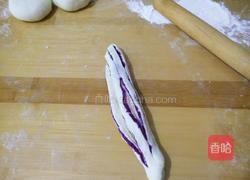 紫薯花式甜面包的做法图解14