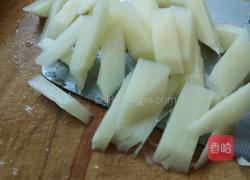 炒莲菜的做法图解2