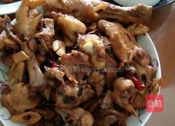 干笋焖鸡的做法图解3