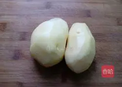 Illustration of how to make spicy potato shreds 1