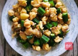 秋葵炒鸡骨的做法图解5