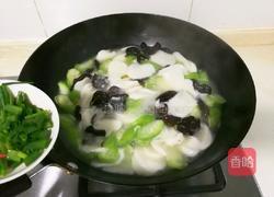 丝瓜黑木耳年糕的做法图解12