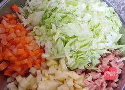 Illustration of how to make vegetable fried noodles 5