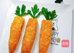 宝宝辅食可爱胡萝卜的做法图解4