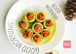 宝宝解暑丝瓜酿肉教程的做法图解4