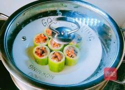 宝宝解暑丝瓜酿肉教程的做法图解5