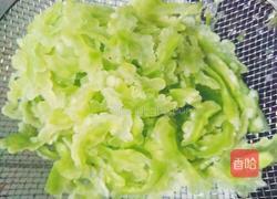 金镶翠(苦瓜炒蛋)的做法图解5