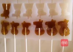 小猪佩琪果汁棒棒糖的做法图解4