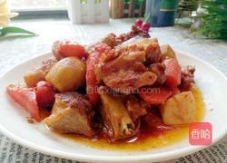 芋头红萝卜烧排骨的做法图解11