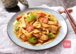 茭白炒肉的做法图解13