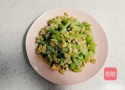 快手炒菜之“有机花菜炒鸡蛋”的做法图解4
