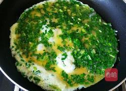 韭菜煎蛋的做法图解4