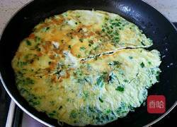 韭菜煎蛋的做法图解5