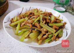 芹菜炒肉的做法图解8