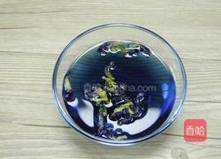 碟豆花蛋糕卷的做法图解1