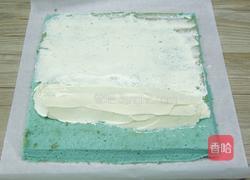 碟豆花蛋糕卷的做法图解13