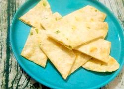 豆渣香葱饼