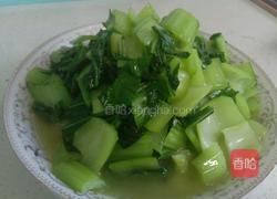 炒青菜的做法图解4