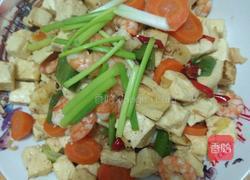 鲜虾干贝焖豆腐的做法图解7