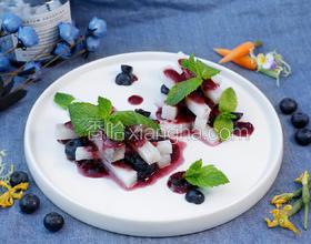 藍莓山藥|香甜軟糯 操作簡單 老少皆宜