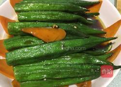 蚝油烧秋葵的做法图解5
