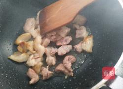 花菜炒肉的做法图解2
