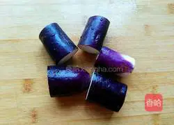 Illustration of steaming flowering eggplant 2